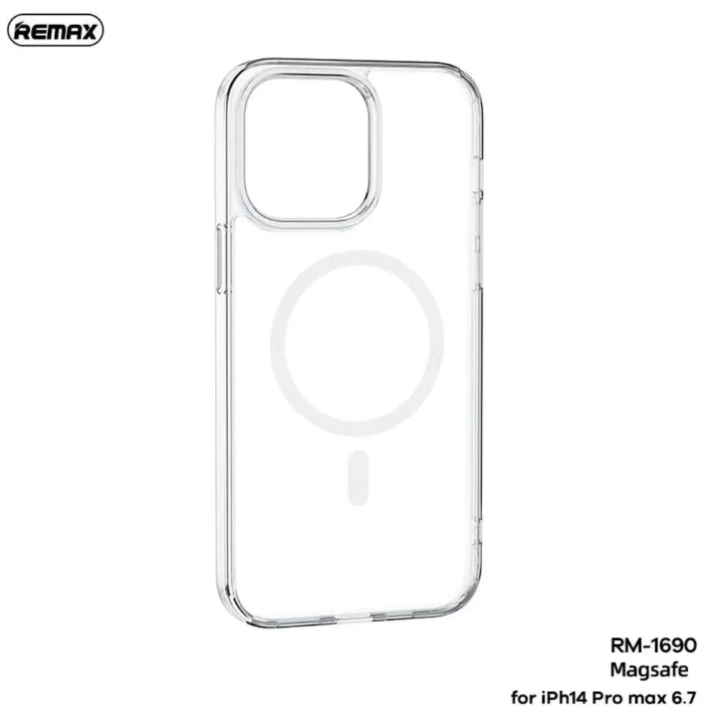 Remax MagSaf magnetic charging transparent iPhone 14 Plus Clear Creative Case